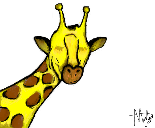 Girafa sem zói ><