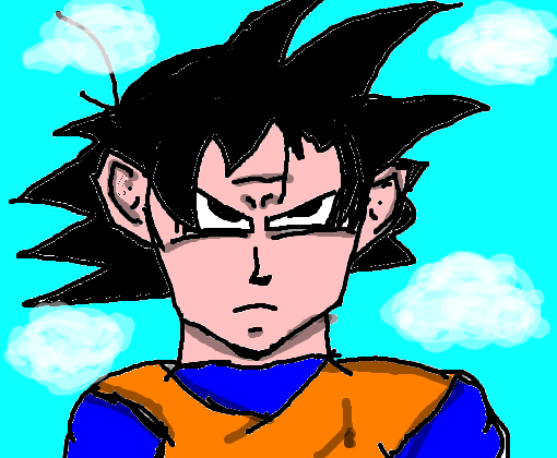 Goku, Desenho por Yannweb
