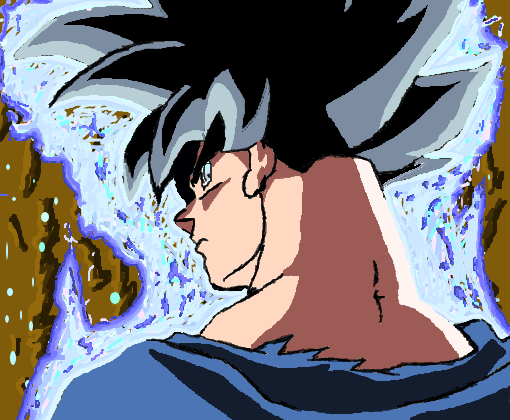 Goku dnv contornos (melhores) - Desenho de mobzero100 - Gartic