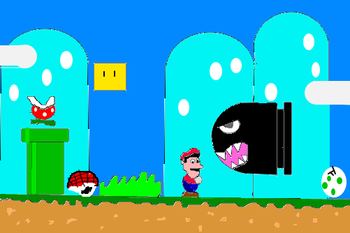 Super Mario World - Desenho de coca__cola - Gartic