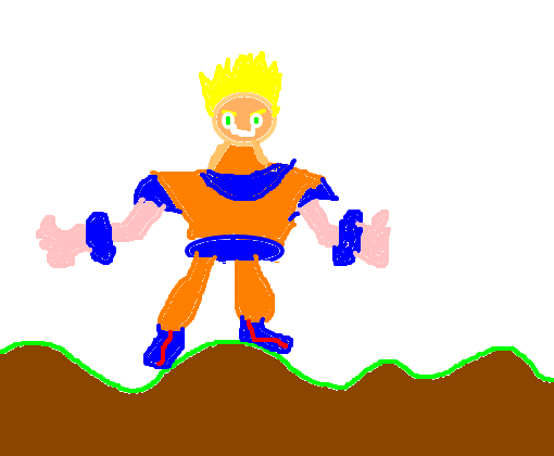 Son Goku - Desenho de therealblaze - Gartic, foto do goku para