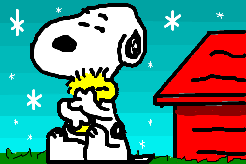 Snoopy e Woodstock p/ loreacamara *-*