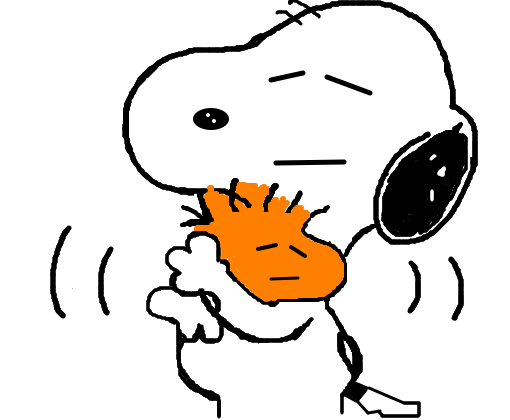 Snoopy And Woodstock 