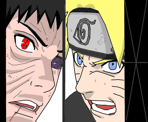 Obito e Naruto