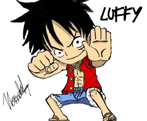 Luffy - Desenho de __james__ - Gartic