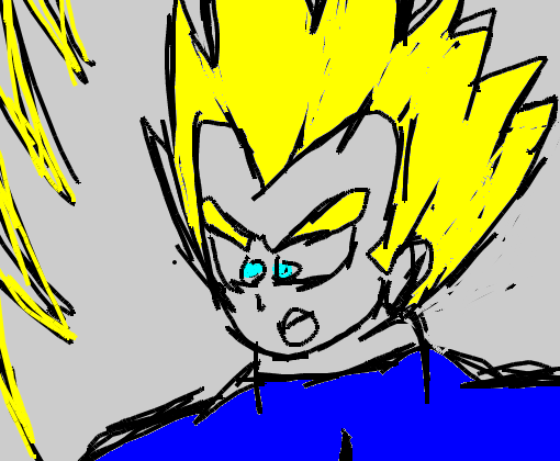 Vegeta - Desenho de _emisu - Gartic