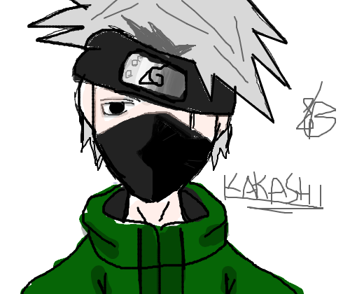 Kakashi - Desenho de brks_m4ster - Gartic