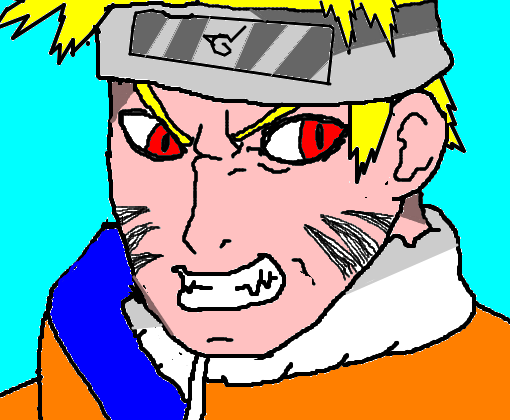 Naruto Uzumaki - Versão Mangá - Desenho de frute - Gartic