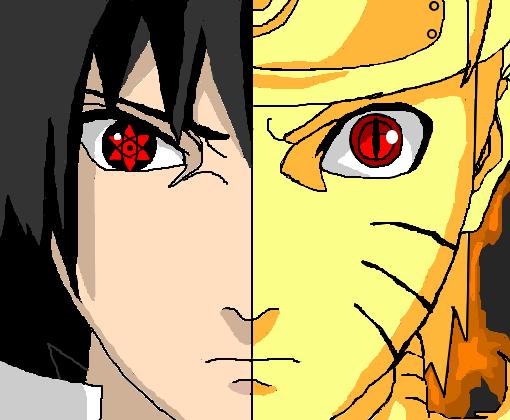 Como desenhar o Naruto / Sasuke 