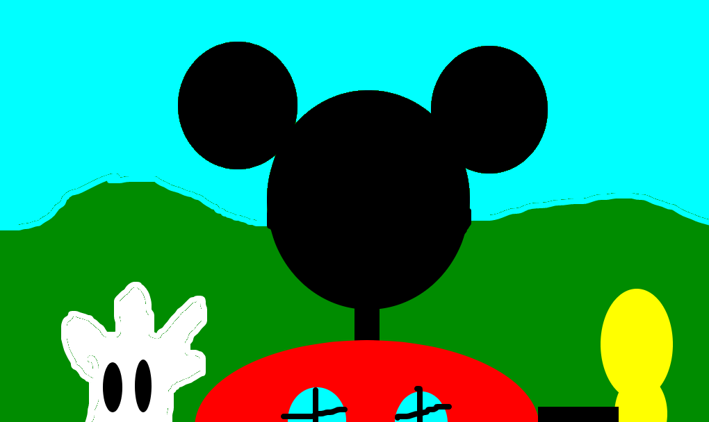 a casa do mickey mouse