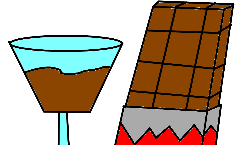 mousse de chocolate