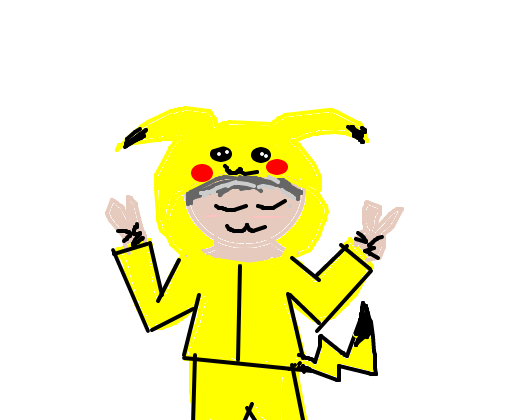 Roupinha de Pikachu
