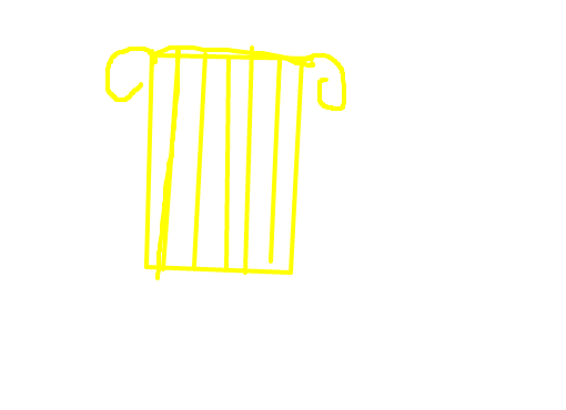o desenho da harpa