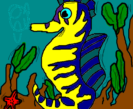 Cavalo-marinho - Desenho de sharkbao - Gartic