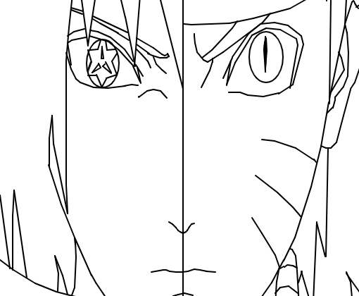Sasuke clássico mangá - Desenho de xarles2011 - Gartic