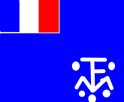 bandeira de ilha saint-paul