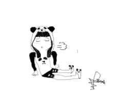 menina panda #1