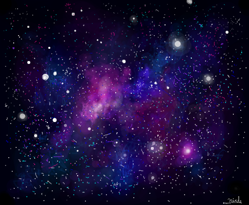 galáxia - Desenho de nicolinha123456789 - Gartic