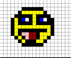 Awesome Face Nerd Pixel