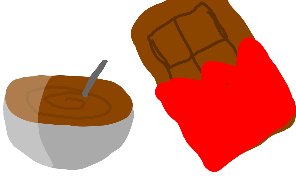 mousse de chocolate