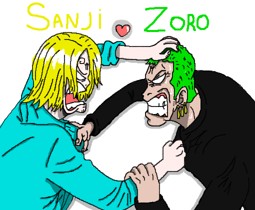 Sanji and Zoro <3