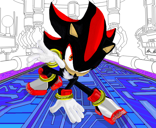 Shadow the hedgehog ( Project 3D ) Fundo incompleto!!
