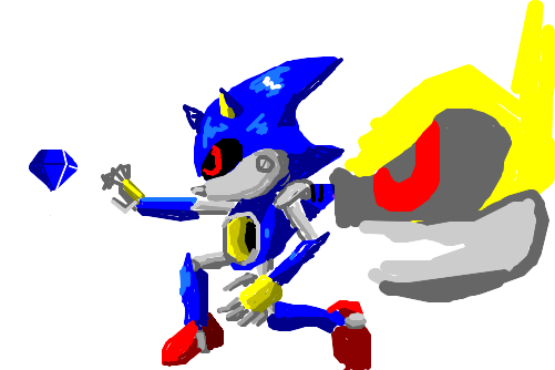 COMO DESENHAR O Metal Sonic 