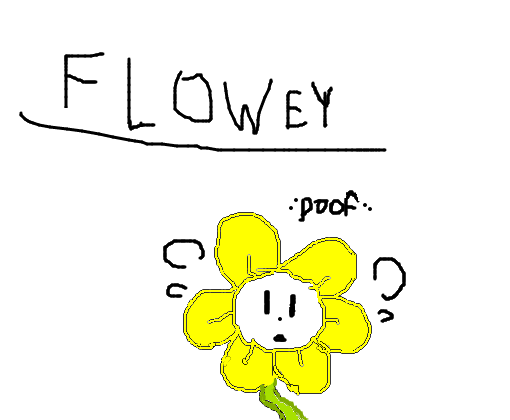 Flowey[Undertale] - Desenho de pestenegra1 - Gartic