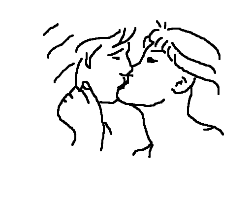 beijo na Testa - Desenho de zero_guache - Gartic