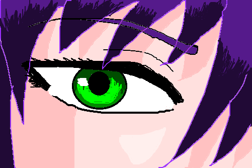 Olhos de anime *-* - Desenho de samy_chann - Gartic