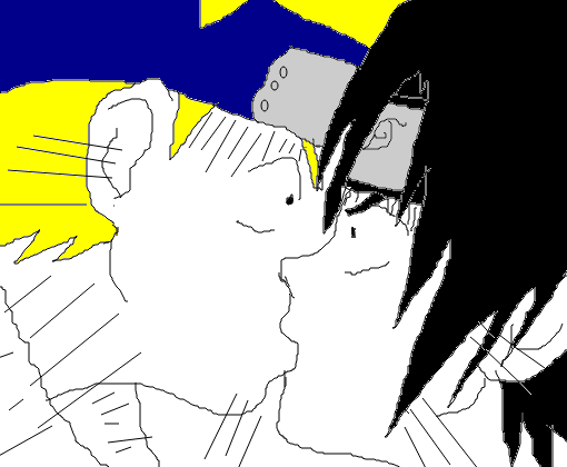 sasuke naruto se beijam n - Desenho de obito_uchih4 - Gartic