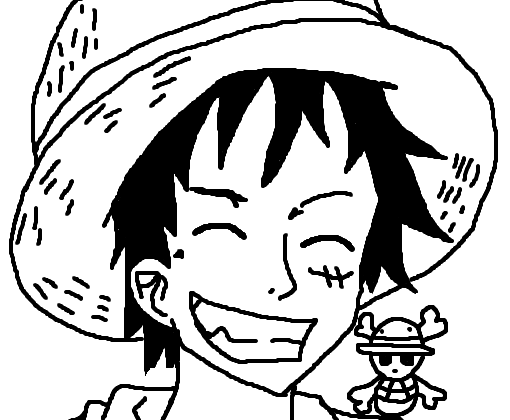 Luffy - Desenho de arthemiz - Gartic
