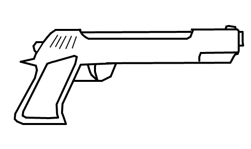 Resultado de imagem para pistola desenho