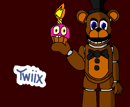 Imagem: Withered Freddy • FNaF 2 • Desenho