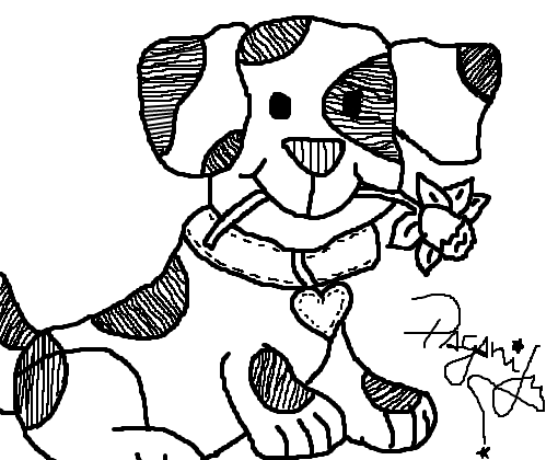 cachorrinho kawaii - Desenho de uniroberto - Gartic