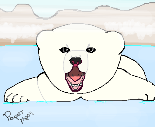Urso Polar para Lady_Capivara