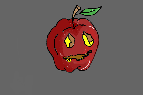 maçã do halloween