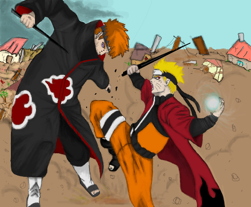 Pain vs Naruto