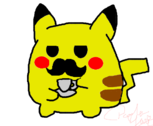 Pikachu mustache