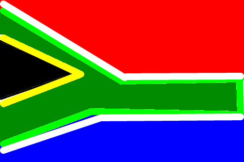 bandeira da africa do sul