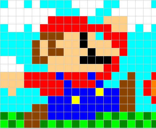 Tentei, Mario píxel