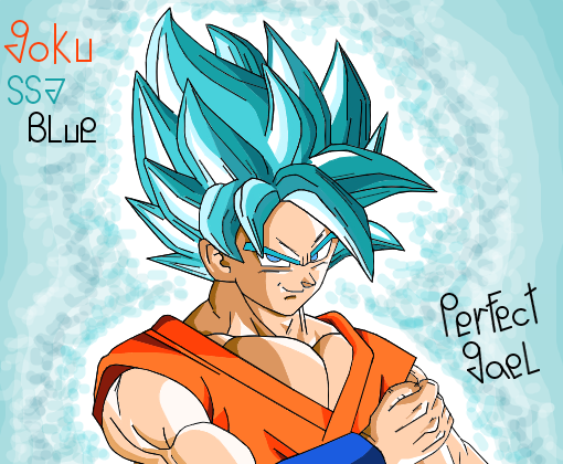 Goku ssj blue - Desenho de perfect_gael - Gartic
