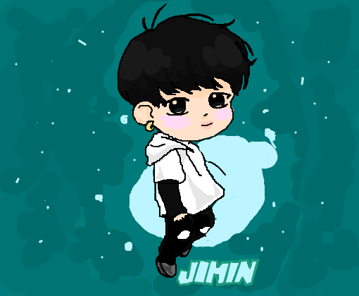 Jimin (BTS) - Desenho de pigmentos7771 - Gartic