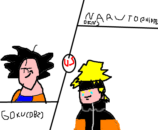 Goku (DBZ Normal) VS Naruto (Shippuden)