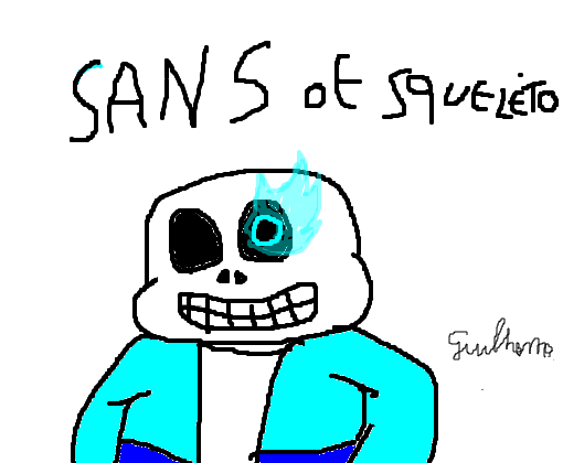 Como Desenhar o SANS  JOGO undertale 