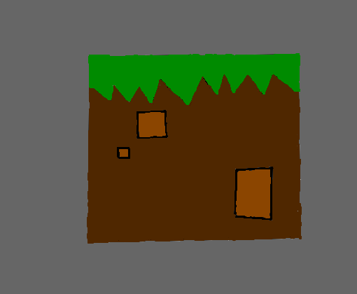 bloco de terra(minecraft) - Desenho de superultranoob122 - Gartic
