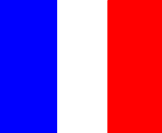 A bandeira da França