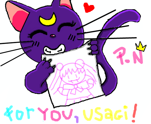 Luna: For You, Usagi! =^-^=