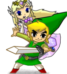 Link & Zelda p/ Amandinh4