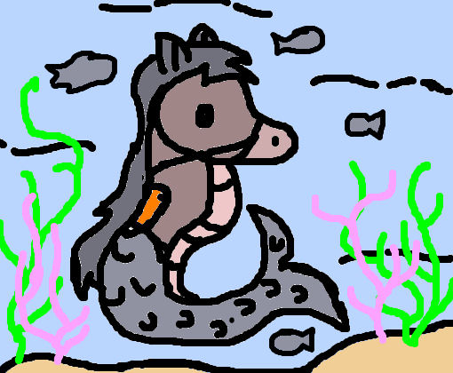 Cavalo-Marinho - Desenho de alminha_ - Gartic